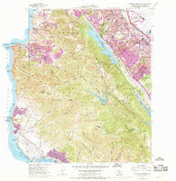 Montara Mountain California Historical topographic map, 1:24000 scale, 7.5 X 7.5 Minute, Year 1956