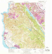 Montara Mountain California Historical topographic map, 1:24000 scale, 7.5 X 7.5 Minute, Year 1956