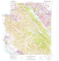 Montara Mountain California Historical topographic map, 1:24000 scale, 7.5 X 7.5 Minute, Year 1956