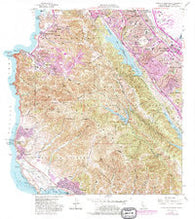 Montara Mountain California Historical topographic map, 1:24000 scale, 7.5 X 7.5 Minute, Year 1956