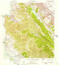 Montara Mountain California Historical topographic map, 1:24000 scale, 7.5 X 7.5 Minute, Year 1956
