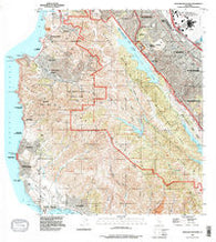 Montara Mountain California Historical topographic map, 1:24000 scale, 7.5 X 7.5 Minute, Year 1993