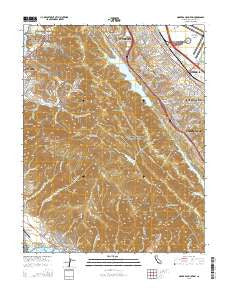Montara Mountain California Current topographic map, 1:24000 scale, 7.5 X 7.5 Minute, Year 2015