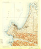 Monterey California Historical topographic map, 1:62500 scale, 15 X 15 Minute, Year 1913