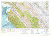 Monterey California Historical topographic map, 1:250000 scale, 1 X 2 Degree, Year 1974