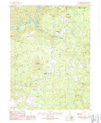 Montgomery Creek California Historical topographic map, 1:24000 scale, 7.5 X 7.5 Minute, Year 1990
