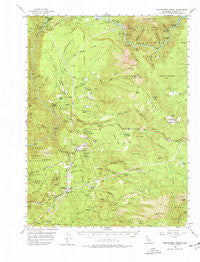 Montgomery Creek California Historical topographic map, 1:62500 scale, 15 X 15 Minute, Year 1956