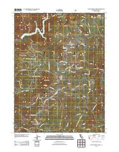 Montgomery Creek California Historical topographic map, 1:24000 scale, 7.5 X 7.5 Minute, Year 2012