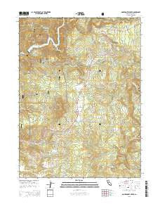 Montgomery Creek California Current topographic map, 1:24000 scale, 7.5 X 7.5 Minute, Year 2015