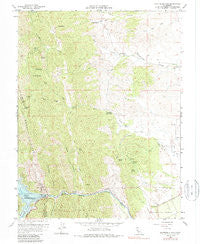 Monticello Dam California Historical topographic map, 1:24000 scale, 7.5 X 7.5 Minute, Year 1959