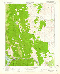 Monticello Dam California Historical topographic map, 1:24000 scale, 7.5 X 7.5 Minute, Year 1959