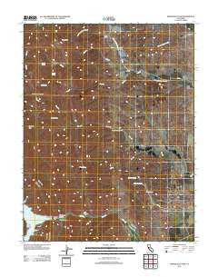 Monticello Dam California Historical topographic map, 1:24000 scale, 7.5 X 7.5 Minute, Year 2012