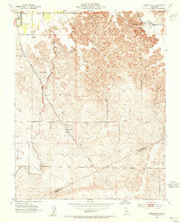 Montpelier California Historical topographic map, 1:24000 scale, 7.5 X 7.5 Minute, Year 1953