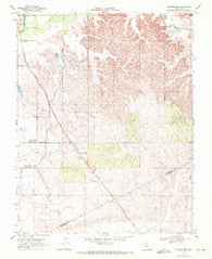 Montpelier California Historical topographic map, 1:24000 scale, 7.5 X 7.5 Minute, Year 1968