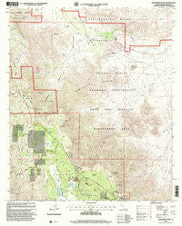 Monument Peak California Historical topographic map, 1:24000 scale, 7.5 X 7.5 Minute, Year 1997