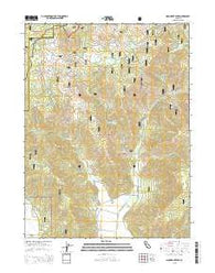 Moonlight Peak California Current topographic map, 1:24000 scale, 7.5 X 7.5 Minute, Year 2015