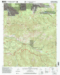 Moonridge California Historical topographic map, 1:24000 scale, 7.5 X 7.5 Minute, Year 1996