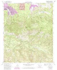Moonridge California Historical topographic map, 1:24000 scale, 7.5 X 7.5 Minute, Year 1970