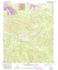 Moonridge California Historical topographic map, 1:24000 scale, 7.5 X 7.5 Minute, Year 1959