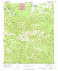 Moonridge California Historical topographic map, 1:24000 scale, 7.5 X 7.5 Minute, Year 1970