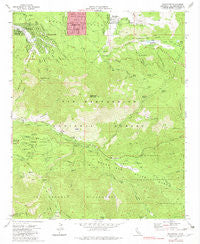 Moonridge California Historical topographic map, 1:24000 scale, 7.5 X 7.5 Minute, Year 1970
