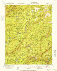 Mooreville Ridge California Historical topographic map, 1:62500 scale, 15 X 15 Minute, Year 1948