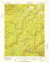 Mooreville Ridge California Historical topographic map, 1:62500 scale, 15 X 15 Minute, Year 1948