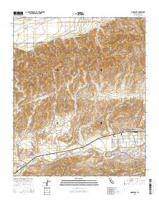 Moorpark California Current topographic map, 1:24000 scale, 7.5 X 7.5 Minute, Year 2015