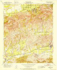 Moorpark California Historical topographic map, 1:24000 scale, 7.5 X 7.5 Minute, Year 1951
