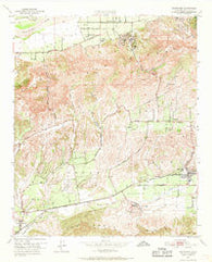 Moorpark California Historical topographic map, 1:24000 scale, 7.5 X 7.5 Minute, Year 1951