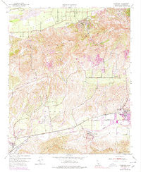 Moorpark California Historical topographic map, 1:24000 scale, 7.5 X 7.5 Minute, Year 1951