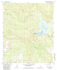 Morena Reservoir California Historical topographic map, 1:24000 scale, 7.5 X 7.5 Minute, Year 1960