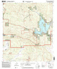Morena Reservoir California Historical topographic map, 1:24000 scale, 7.5 X 7.5 Minute, Year 1997