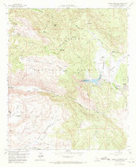 Morena Reservoir California Historical topographic map, 1:24000 scale, 7.5 X 7.5 Minute, Year 1960