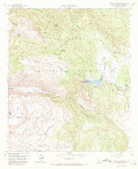Morena Reservoir California Historical topographic map, 1:24000 scale, 7.5 X 7.5 Minute, Year 1960