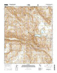 Morena Reservoir California Current topographic map, 1:24000 scale, 7.5 X 7.5 Minute, Year 2015