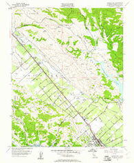 Morgan Hill California Historical topographic map, 1:24000 scale, 7.5 X 7.5 Minute, Year 1955