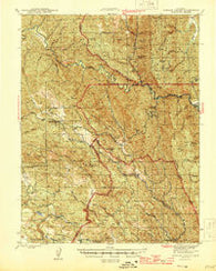 Morgan Valley California Historical topographic map, 1:62500 scale, 15 X 15 Minute, Year 1944