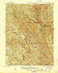 Morgan Valley California Historical topographic map, 1:62500 scale, 15 X 15 Minute, Year 1944