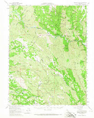 Morgan Valley California Historical topographic map, 1:62500 scale, 15 X 15 Minute, Year 1958