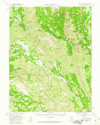 Morgan Valley California Historical topographic map, 1:62500 scale, 15 X 15 Minute, Year 1958