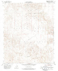 Morgans Well California Historical topographic map, 1:24000 scale, 7.5 X 7.5 Minute, Year 1955