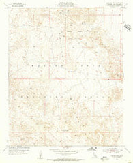 Morgans Well California Historical topographic map, 1:24000 scale, 7.5 X 7.5 Minute, Year 1955