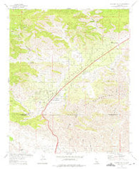 Morongo Valley California Historical topographic map, 1:24000 scale, 7.5 X 7.5 Minute, Year 1972