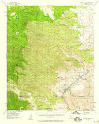 Morongo Valley California Historical topographic map, 1:62500 scale, 15 X 15 Minute, Year 1955