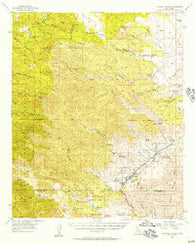 Morongo Valley California Historical topographic map, 1:62500 scale, 15 X 15 Minute, Year 1955