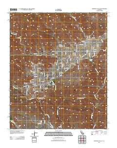 Morongo Valley California Historical topographic map, 1:24000 scale, 7.5 X 7.5 Minute, Year 2012