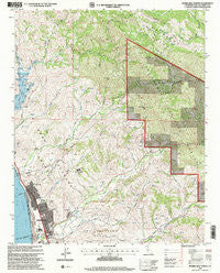 Morro Bay North California Historical topographic map, 1:24000 scale, 7.5 X 7.5 Minute, Year 1995