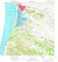 Morro Bay South California Historical topographic map, 1:24000 scale, 7.5 X 7.5 Minute, Year 1965