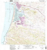 Morro Bay South California Historical topographic map, 1:24000 scale, 7.5 X 7.5 Minute, Year 1965